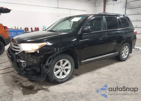 2012 Toyota Highlander Se V6 из США, поврежденный, VIN 5TDBK3EH7CS123878
